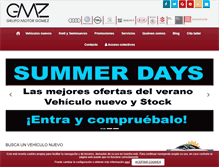 Tablet Screenshot of motorgomez.com